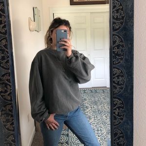 Vintage Distressed Gray Sweatshirt